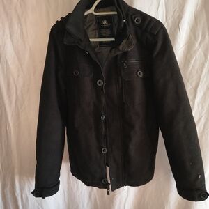 Rock & Republic Black Military-Style Field Jacket
